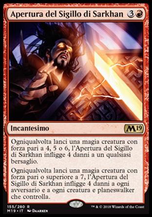 Apertura del Sigillo di Sarkhan  M19 155-Wizard of the Coast- nuvolosofumetti.