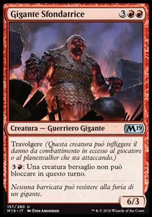 Gigante Sfondatrice  M19 157-Wizard of the Coast- nuvolosofumetti.
