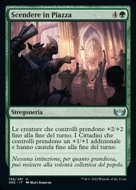 SCENDERE IN PIAZZA  Strade di nuova capenna 158
