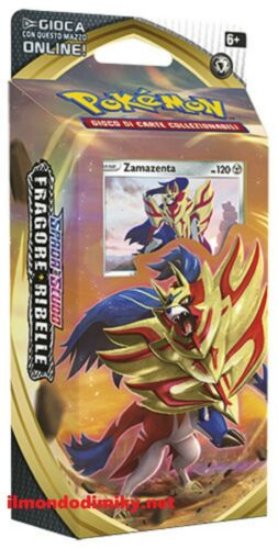 Pokemon La spada e lo scudo - Fragore ribelle  mazzo Zamazenta