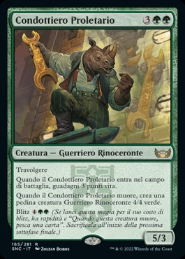 CONDOTTIERO PROLETARIO FOIL  Strade di nuova capenna 375