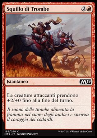 Squillo di Trombe  M19 165-Wizard of the Coast- nuvolosofumetti.