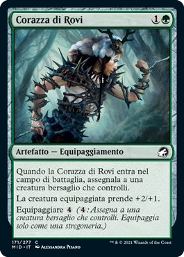 Innistrad caccia di mezzanotte 171 Corazza di Rovi