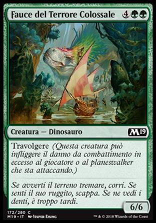 Fauce del Terrore Colossale  M19 172-Wizard of the Coast- nuvolosofumetti.