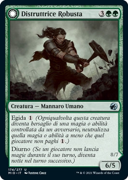 Innistrad caccia di mezzanotte 174 Distruttrice Robusta/Demolitrice della Stirpe Funesta