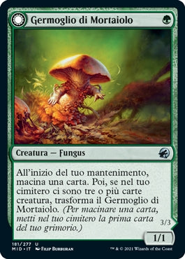 Innistrad caccia di mezzanotte 181 Germoglio di Mortaiolo/Mole di Mortaioli