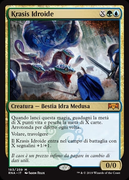 Krasis Idroide  Fedeltà di Ravnica 183, Wizard of the Coast, nuvolosofumetti,