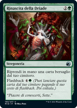Innistrad caccia di mezzanotte 183 Rinascita della Driade