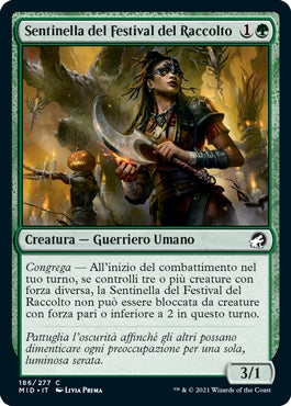 Innistrad caccia di mezzanotte 186 Sentinella del Festival del Raccolto