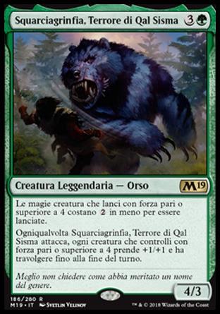 Squarciagrinfia, Terrore di Qal Sisma  M19 186-Wizard of the Coast- nuvolosofumetti.