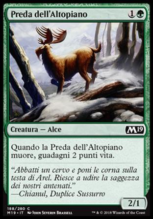 Preda dell'Altopiano  M19 188-Wizard of the Coast- nuvolosofumetti.