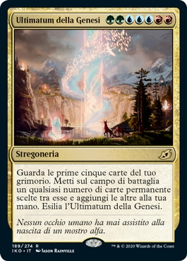 Ultimatum della Genesi  Ikoria: Terra dei Behemoth 189, Wizard of the Coast, nuvolosofumetti,