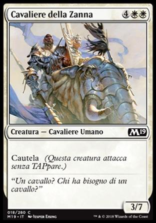 Cavaliere della Zanna  M19 18-Wizard of the Coast- nuvolosofumetti.