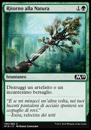 Ritorno alla Natura  M19 190-Wizard of the Coast- nuvolosofumetti.