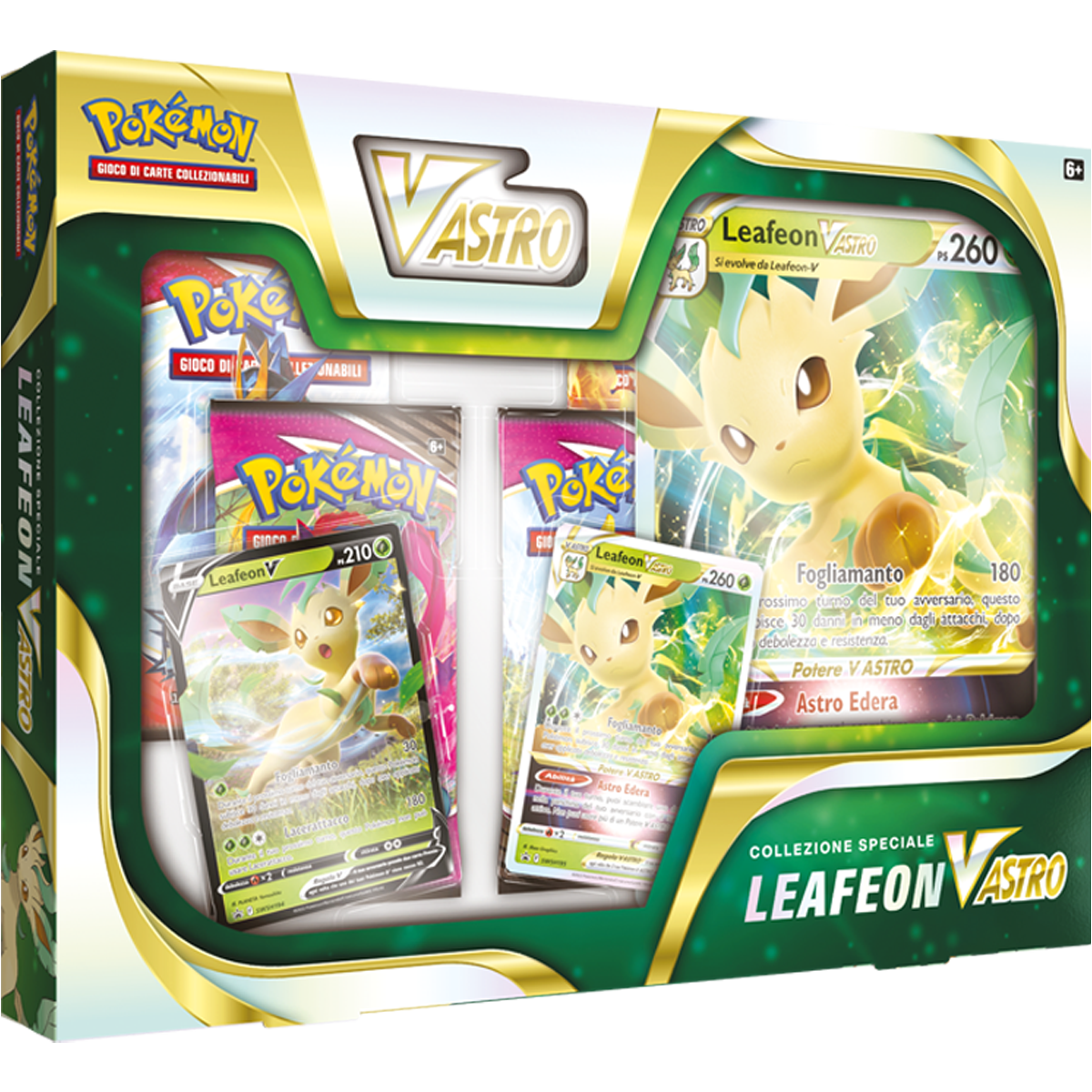 POKEMON COLLEZIONE SPECIALE LEAFEON V ASTRO