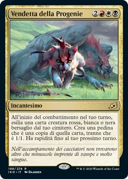 Vendetta della Progenie  Ikoria: Terra dei Behemoth 198, Wizard of the Coast, nuvolosofumetti,