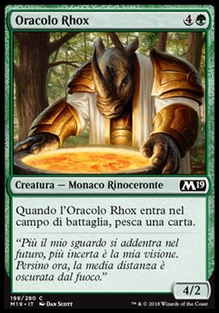 Oracolo Rhox  M19 198-Wizard of the Coast- nuvolosofumetti.