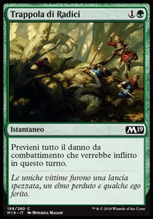 Trappola di Radici foil  M19-wizard of the coast- nuvolosofumetti.
