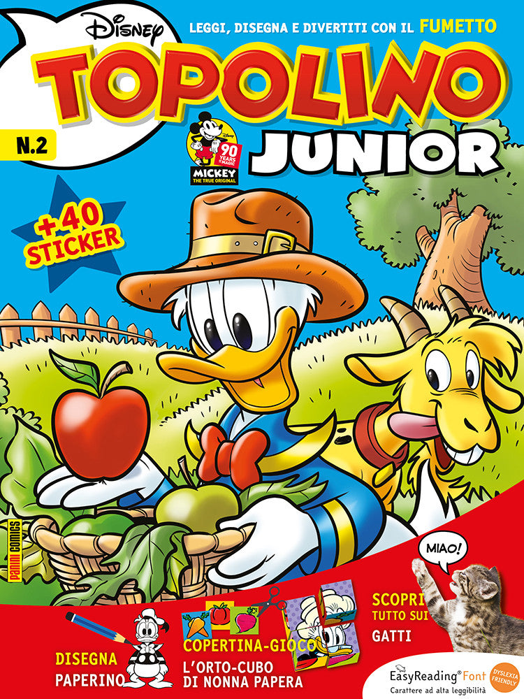 TOPOLINO JUNIOR 2                                                                                    2-PANINI DISNEY- nuvolosofumetti.