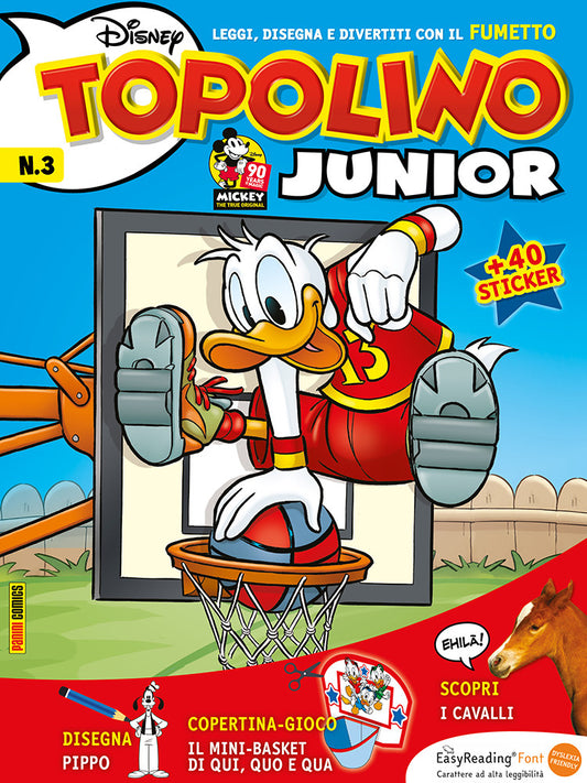 TOPOLINO JUNIOR 3-PANINI DISNEY- nuvolosofumetti.