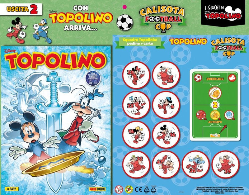 TOPOLINO 3497 + CALISOTA FOOTBALL CUP