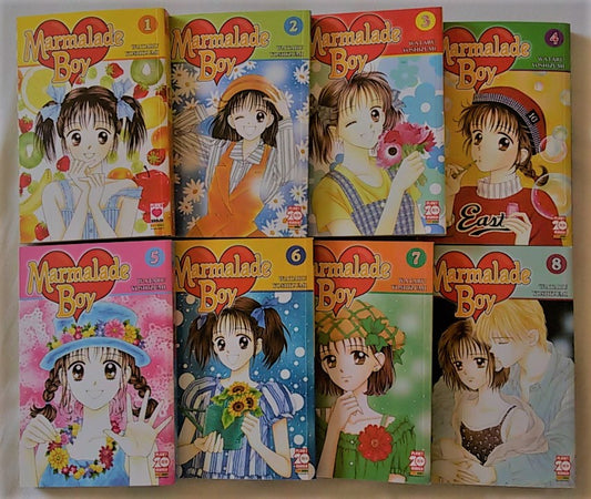 MARMALADE BOY COLLECTION dal n 1 al n 8 serie completa-COMPLETE E SEQUENZE- nuvolosofumetti.