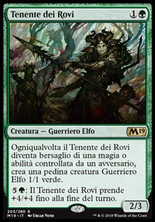 Tenente dei Rovi  M19 203-Wizard of the Coast- nuvolosofumetti.