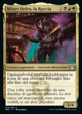 MISTER ORFEO, LA ROCCIA  Strade di nuova capenna 204