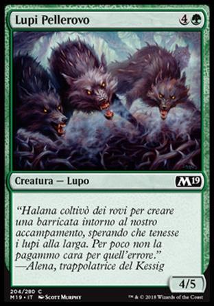 Lupi Pellerovo  M19 204-Wizard of the Coast- nuvolosofumetti.