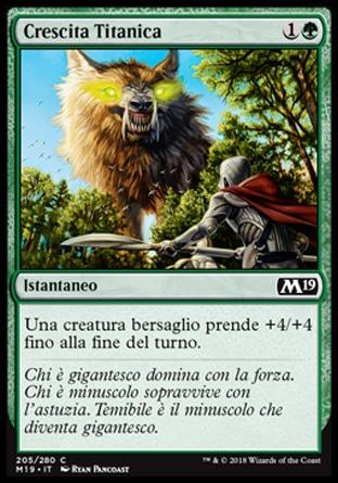 Crescita Titanica  M19 205-Wizard of the Coast- nuvolosofumetti.