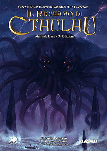 Il richiamo di Cthulhu Manuale base 7a edizione, RAVEN DISTRIBUTION, nuvolosofumetti,