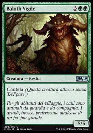 Baloth Vigile  M19 206-Wizard of the Coast- nuvolosofumetti.