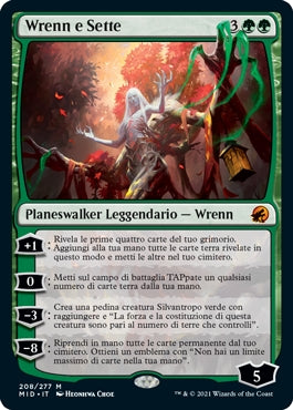 Innistrad caccia di mezzanotte 208 Wrenn e Sette