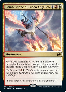 Innistrad caccia di mezzanotte 209 Combustione di Fuoco Angelico