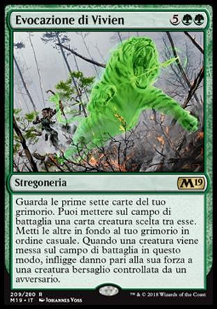 Evocazione di Vivien  M19 209-Wizard of the Coast- nuvolosofumetti.