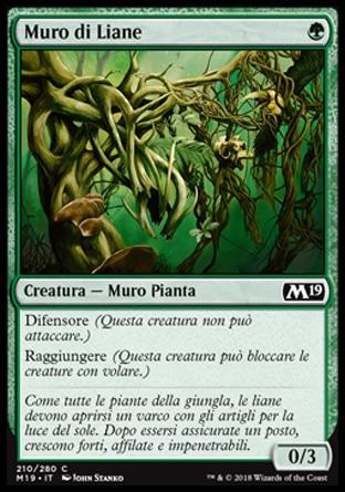 Muro di Liane  M19 210-Wizard of the Coast- nuvolosofumetti.
