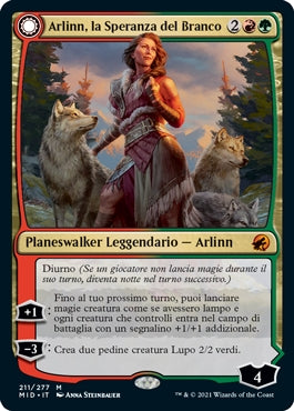 Innistrad caccia di mezzanotte 211 Arlinn, la Speranza del Branco