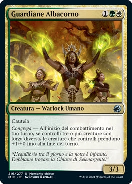 Innistrad caccia di mezzanotte 216 Guardiane Albacorno