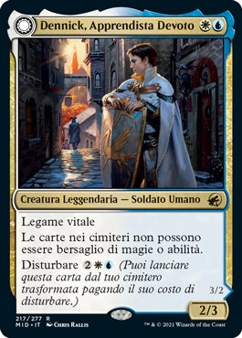 Innistrad caccia di mezzanotte 217 Dennick, Apprendista Devoto