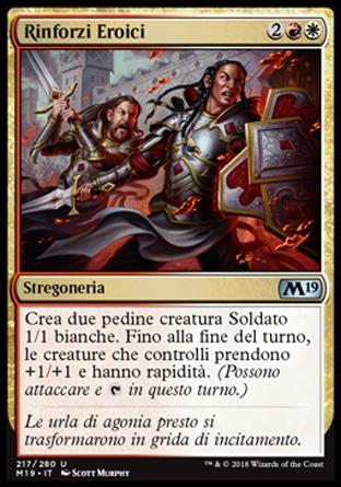 Rinforzi Eroici  M19 217-Wizard of the Coast- nuvolosofumetti.