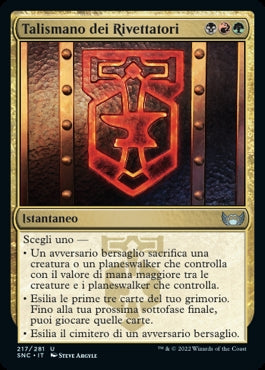 TALISMANO DEI RIVETTATORI  Strade di nuova capenna 217