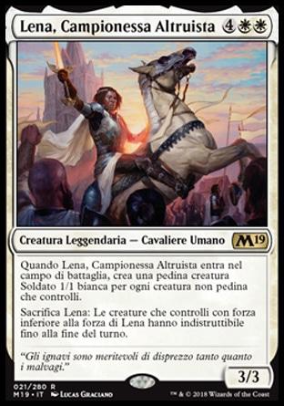 Lena, Campionessa Altruista  M19 21-Wizard of the Coast- nuvolosofumetti.