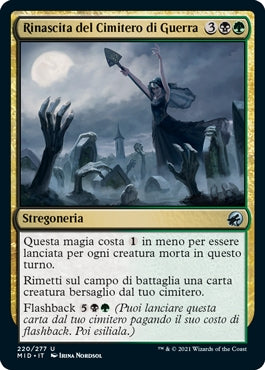Innistrad caccia di mezzanotte 220 Rinascita del Cimitero di Guerra