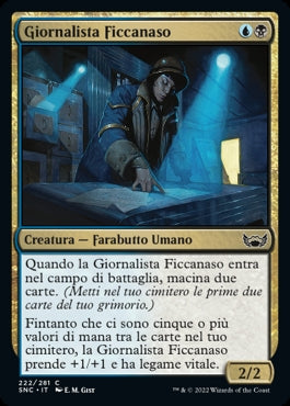 Strade di nuova capenna 222 GIORNALISTA FICCANASO