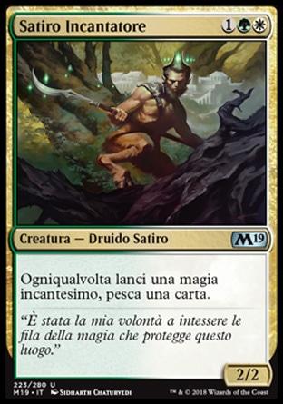 Satiro Incantatore  M19 223-Wizard of the Coast- nuvolosofumetti.