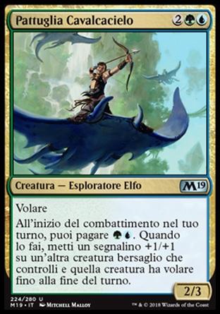 Pattuglia Cavalcacielo  M19 224-Wizard of the Coast- nuvolosofumetti.