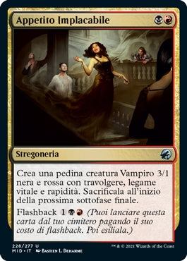 Innistrad caccia di mezzanotte 228 Appetito Implacabile