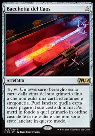 Bacchetta del Caos  M19 228-Wizard of the Coast- nuvolosofumetti.