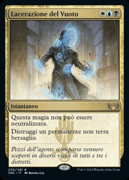 LACERAZIONE DEL VUOTO  Strade di nuova capenna 230