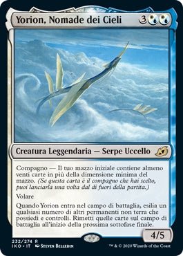 Yorion, Nomade dei Cieli  Ikoria: Terra dei Behemoth 232, Wizard of the Coast, nuvolosofumetti,